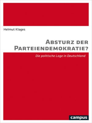 cover image of Absturz der Parteiendemokratie?